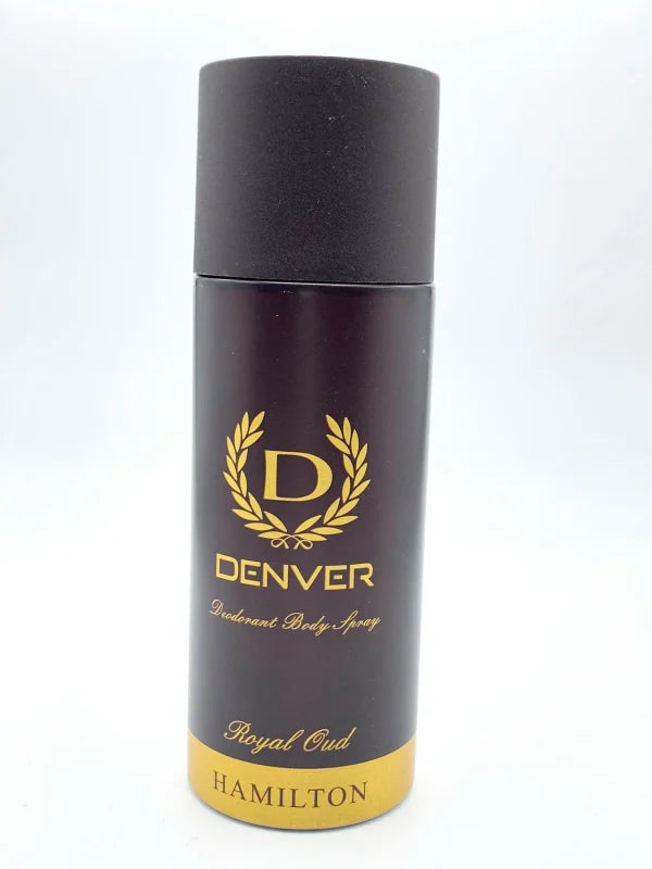 Denver Royal Oud Hamilton Body Spray Full Long Lasting For Men (200 Ml) Made In India